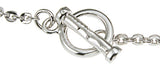 925 sterling silver rhodium finish tiffany style bracelet 1 ct