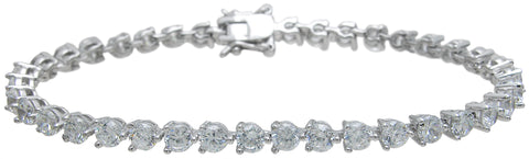 925 sterling silver tiffany style bracelet 17 ct