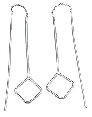 925 sterling silver fashion dangling earrings