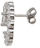 925 sterling silver rhodium finish journey earrings