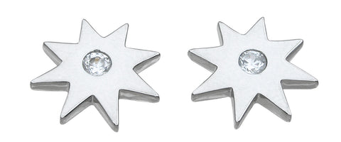925 sterling silver star fashion earrings