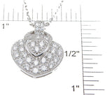 925 sterling silver rhodium finish brilliant tiffany style pave pendant