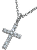 925 sterling silver fashion cross pendant 0 5 ct