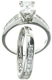925 sterling silver rhodium finish cz baguette solitaire engagement ring