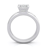 925 sterling silver wedding set prong channel 3 5ct