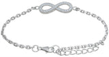 925 sterling silver infinity bracelet