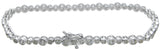925 sterling silver tiffany style bracelet 4 5 ct