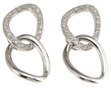925 sterling silver fashion earrings 3 4 ct