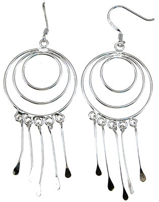 925 sterling silver rhodium finish fashion earrings lever back