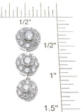925 sterling silver brilliant fashion earrings