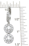 925 sterling silver fashion earrings 1 5 ct