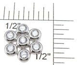925 sterling silver stud earrings 1 2 ct