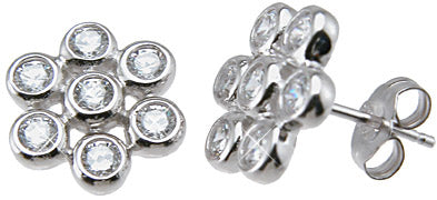 925 sterling silver stud earrings 1 2 ct