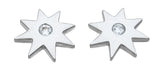 925 sterling silver star fashion earrings
