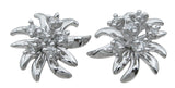 925 sterling silver flower fashion earrings