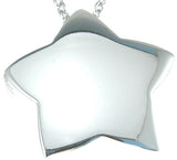 925 sterling silver rhodium finish star fashion necklace ct