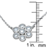 925 sterling silver flower necklace
