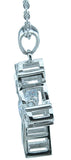 925 sterling silver antique style pendant 1 4 ct