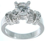 925 sterling silver platinum finish brilliant solitaire engagement ring bertini