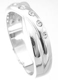 925 sterling silver platinum finish fashion three stone ring