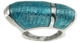 925 sterling silver rhodium finish enamel fashion anniversary ring fashion 10mm