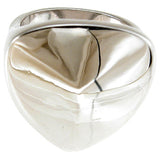 925 sterling silver rhodium finish fashion ring