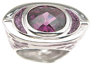925 sterling silver rhodium finish enamel fashion anniversary ring fashion 2 ct