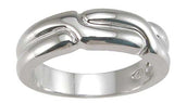 925 sterling silver rhodium finish anniversary ring