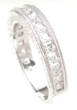 925 sterling silver wedding band antique style 1 4 ct