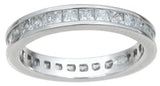 925 sterling silver eternity ring wedding 0 75 ct