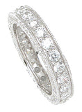 925 sterling silver eternity ring antique style 1 1 2 ct
