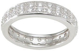 925 sterling silver eternity ring brilliant 1 ct