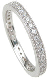 925 sterling silver wedding band stackable ring 1 2 ct