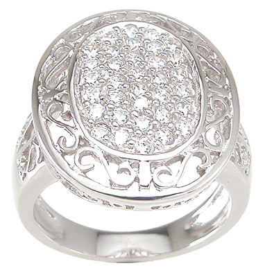 925 sterling silver antique style ring