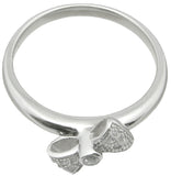 925 sterling silver ribbon ring