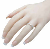 sterling silver ring tiffany style 3mm