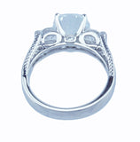 2ct brilliant 925 silver sterling couture engagement ring