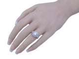 2ct brilliant 925 silver vintage style sterling couture engagement ring