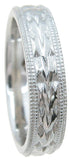 925 sterling silver wedding band unisex wedding band 5mm